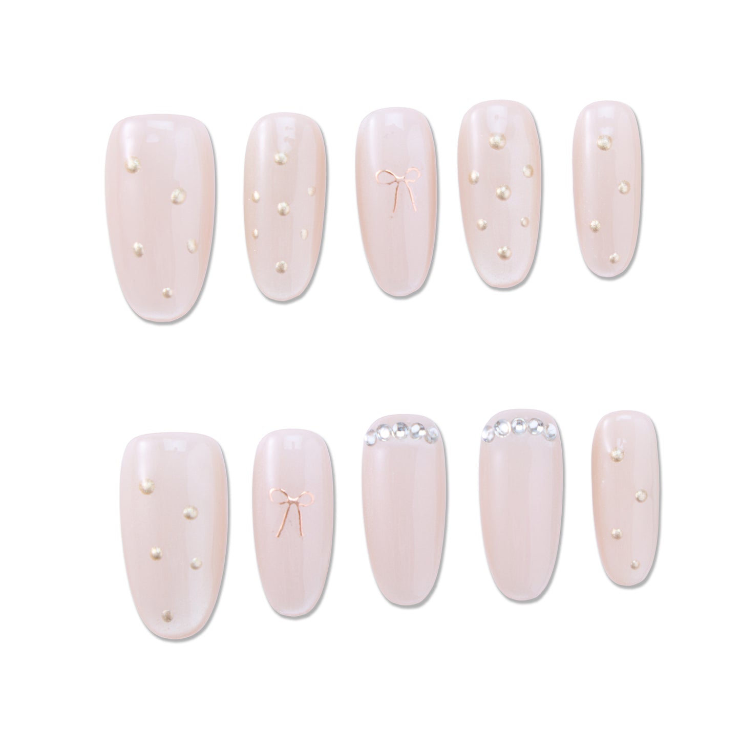 Lily Pearl — Premium Luxury Press-On Nails (No UV Light Required)