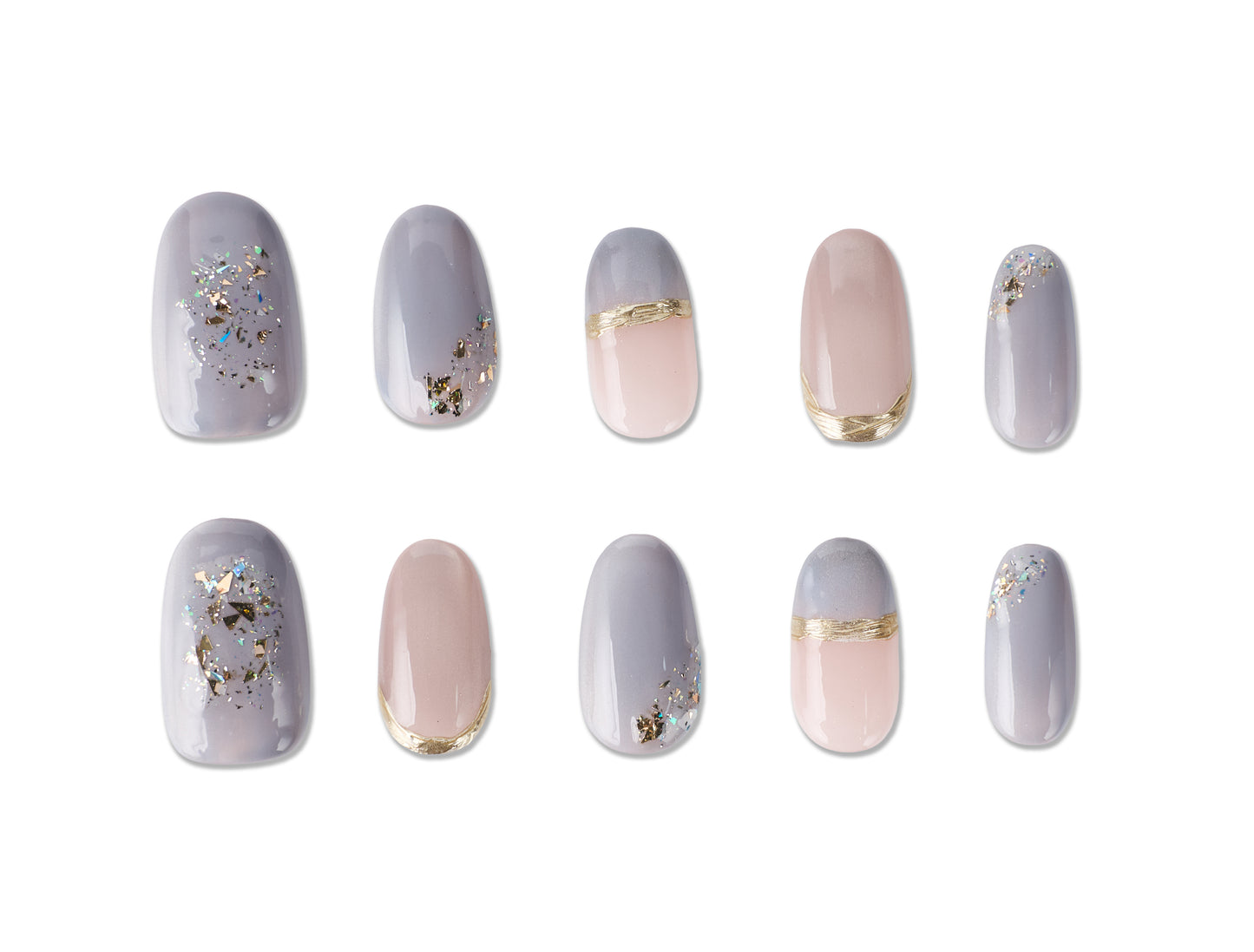 Iris Glow — Premium Luxury Press-On Nails (No UV Light Required)