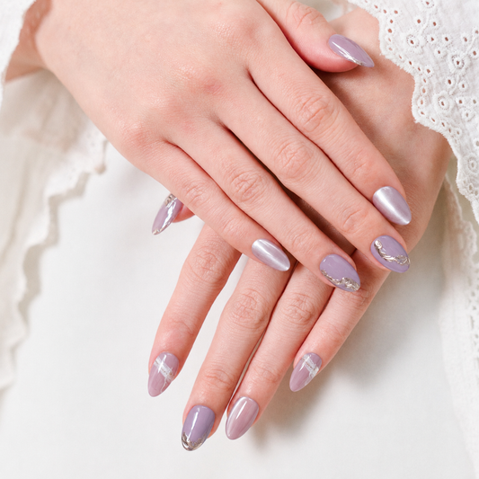 Iris Glow — Premium Luxury Press-On Nails (No UV Light Required)