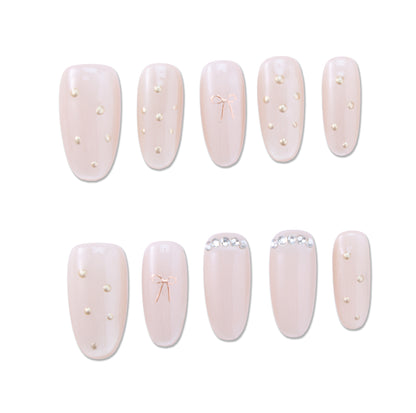 Lily Pearl — Premium Luxury Press-On Nails (No UV Light Required)