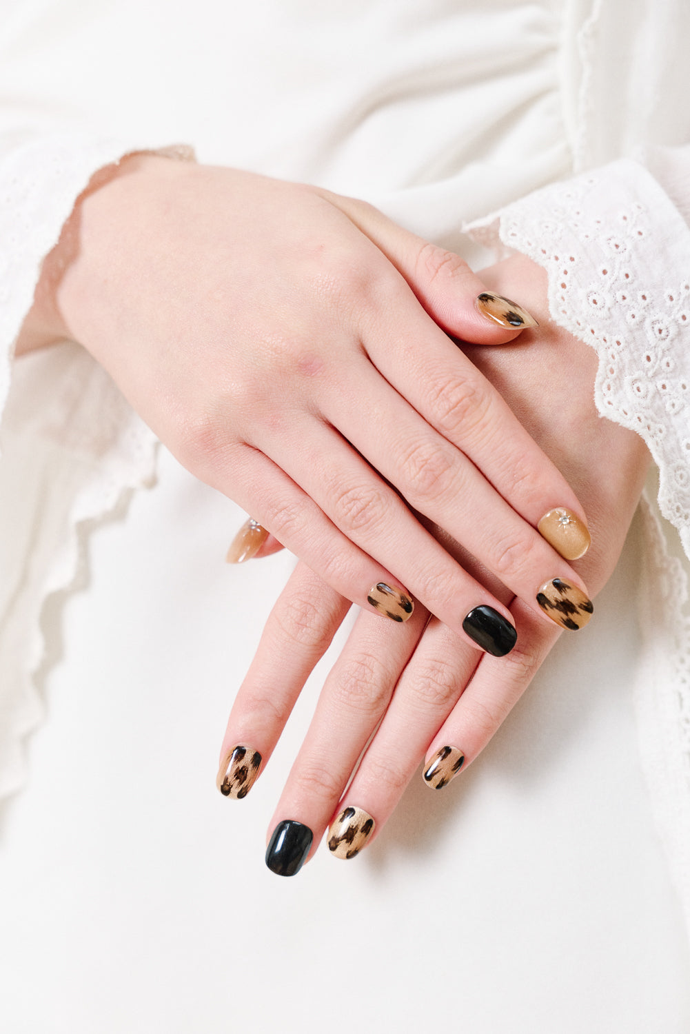 Zebra— Premium Luxury Press-On Nails (No UV Light Required) (Copy) (Copy)