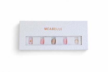 Camélia Bloom – Premium Handmade Press-On Nails (No UV Light Required)